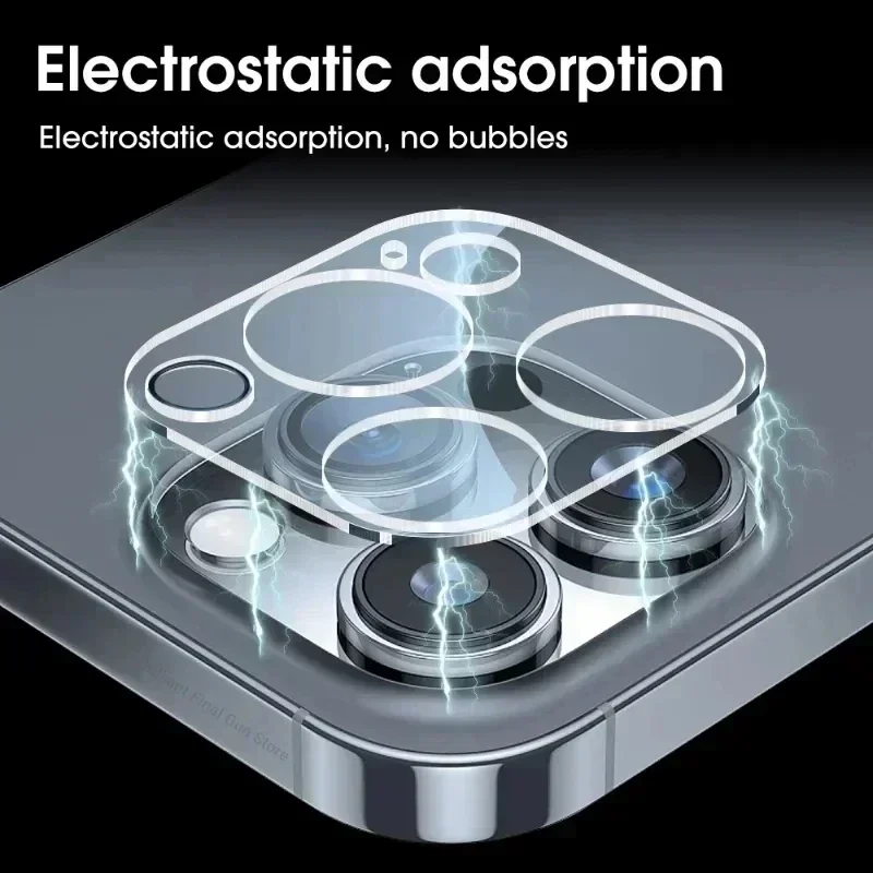 5 шт. защитное стекло для объектива с полным покрытием iPhone 16 13 12 11 14 15 Pro Max защитная