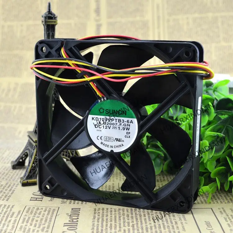 Новый семейный вентилятор E. B2007.f. Gn 12 В постоянного тока 1,9 Вт с комплектом охлаждающих вентиляторов для проверки скорости