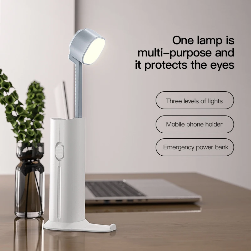 

Multifunctional Phone Holder Flashlight Charging Eye Protection Led Table Lamp Phone Stand Charging Treasure Phone Accessories