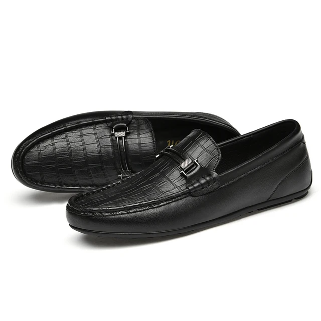 2022 Men Genuine Leather Shoes Luxury 