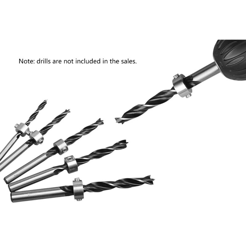 

Stainless Steel Woodworking Tool Drill Locator Depth Stop Collars Ring Positione Drop Shipping