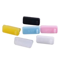 10pcspack silicone anti dust plug stopper universal dustproof usb port rj45 interface cover for laptop pc