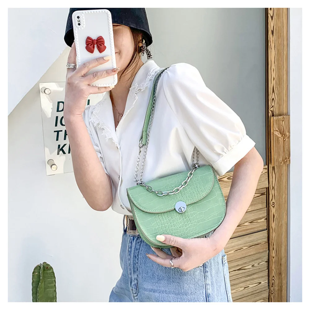 

Luxury Leather Shoulder Bags For Women 2022 New Fashion Ladies Crossbody High Quality Chain Bag Handbag Clutch Bags