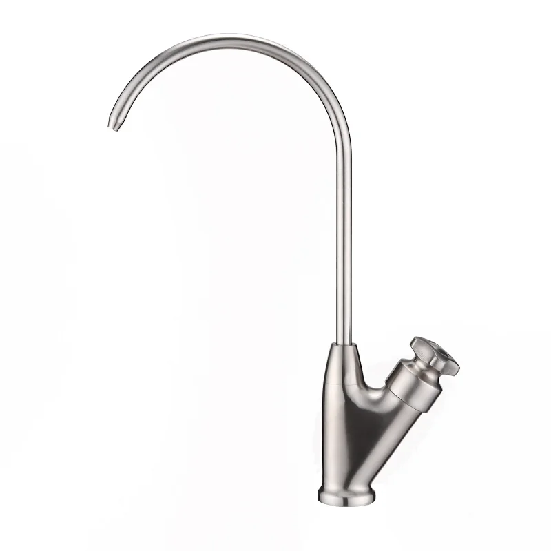 

Kitchen Water Filter Faucet Drinking Water Faucet Brushed Nickel Stainless Steel [US Stock]
