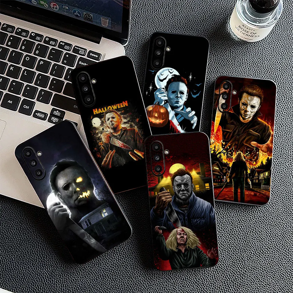Фото Чехол Halloweens Curse Of Michael Myers Мягкий чехол для телефона Motorola Moto E14 E15 G04 G05 G14 G34 G35 G84 G24 A54 G15 Power E22 №2