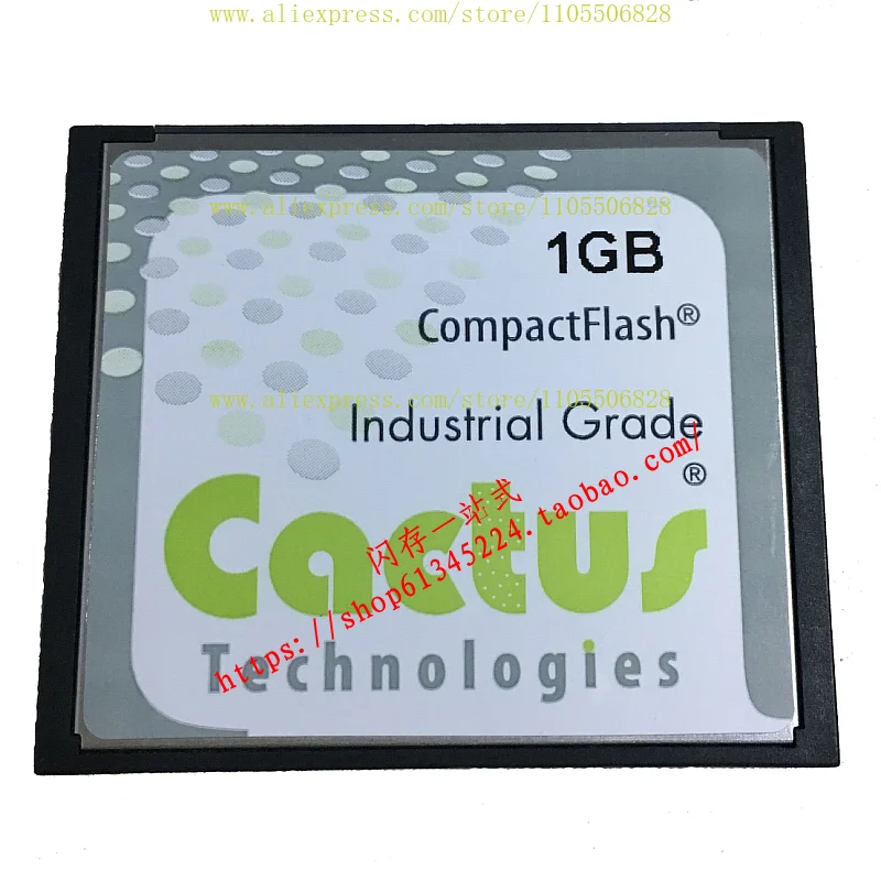 Фото Промышленная CF-карта Cactus CF 1G 2G 4G 8G, 1 ГБ, для промышленных обрабатывающих центров с ЧПУ №1