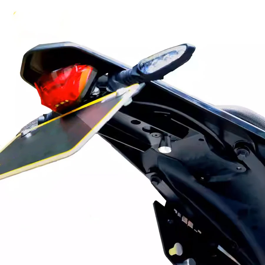 Фото Кронштейн для номерного знака Superbike Ultra Bee, модифицированный, с креплением для заднего фонаря, быстросъемный, комплект UB №4