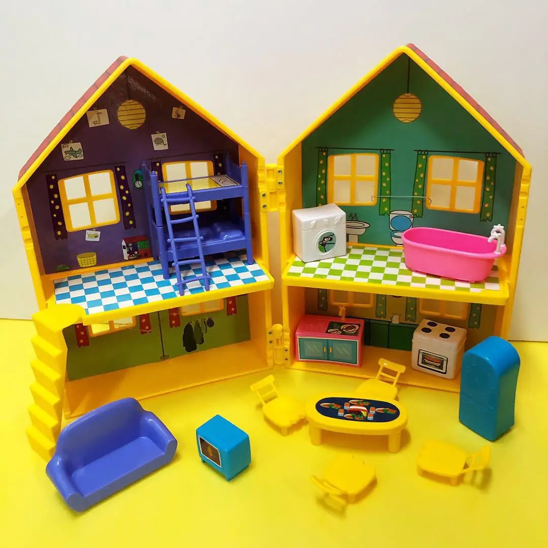 

Peppa Pig Luxury House Toys Family Friends Party Action Figures Doll Kids Educational Toys Birthday Gifts Christmas gift
