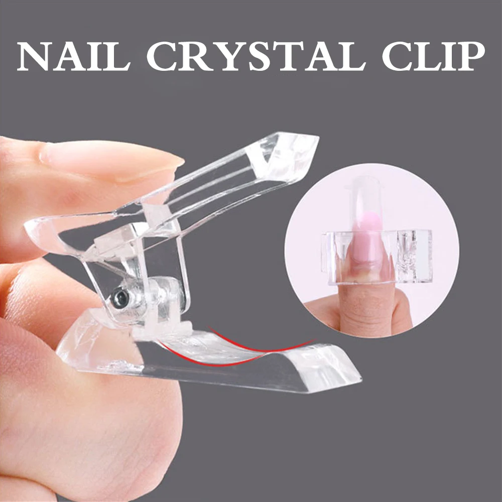 

Wholesale Nail Art Crystal Nail Mold Fixing Clip Nail Art Tools for Women Crystal Glue Clip Crystal Delay Glue Styling Clip