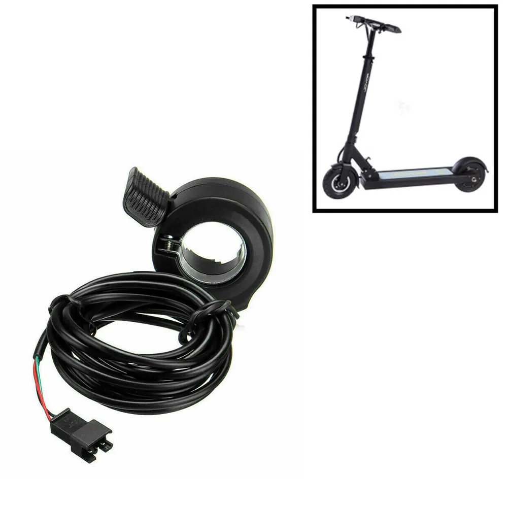 

1pc Thumb Throttle Speed Control Assembly A15723 Black 160cm Cable Length Electric Bike Accessories For Electric Scooter