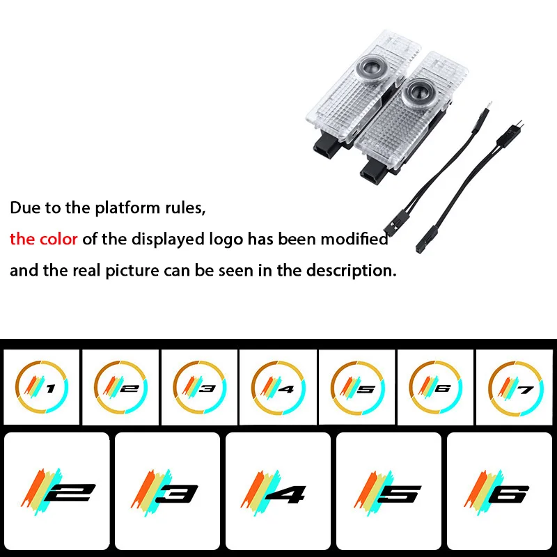 

Car LED Door Welcome Light for BMW E90 E92 M3 E60 E61 E65 F01 F02 F10 F30 F48 G30 G38 X1 X2 X3 X4 X5 X6 X7 M Ghost Shadow Light