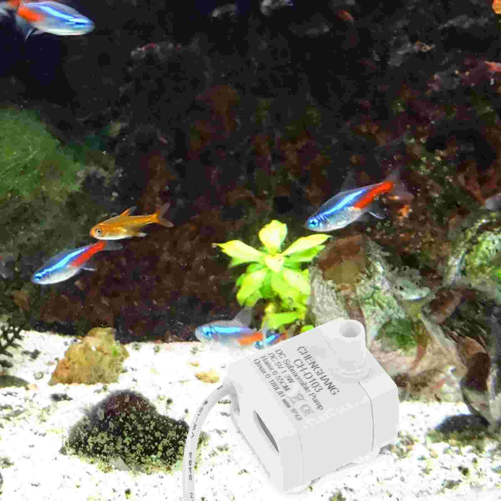 Мини-погружной насос комплект фильтров для пруда насосы фонтана с рыбой уличные