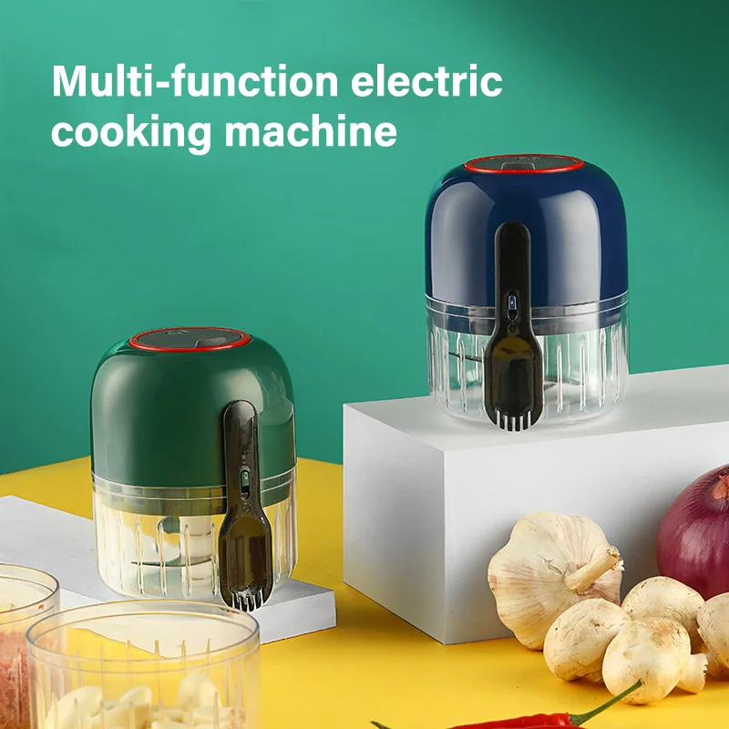 

Wireless Electric Garlic Chopper Portable Garlic Masher Machine USB Charging Meat Grinder Blender Baby Complementary Food Mixer