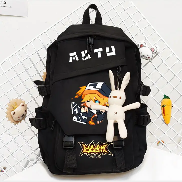 

Anime AOTU World King Merch Cute Ins Japanese Cartoon Unisex Fashion School Backpack Student Bag for Kids Teenagers Gift (2)