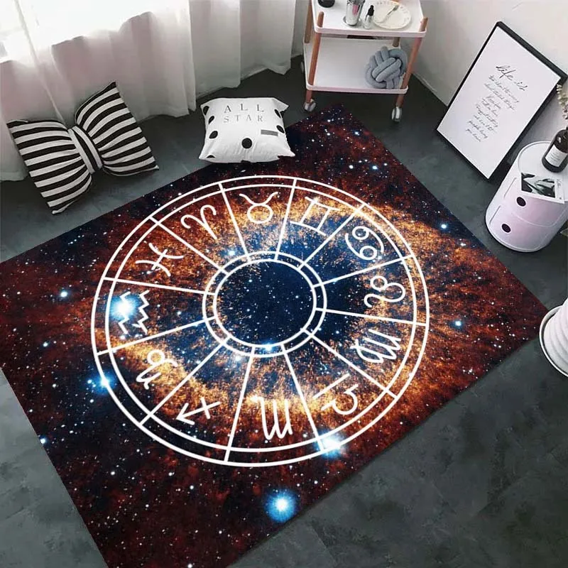 Коврики с созвездиями двенадцати звезд и знаков зодиака для гостиной спальни