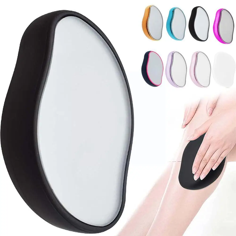 

Crystal Hair Eraser Physical Painless Easy Cleaning Epilators Beauty Depilation Remover Body Hair Reusable Makeup Brushes O9d0