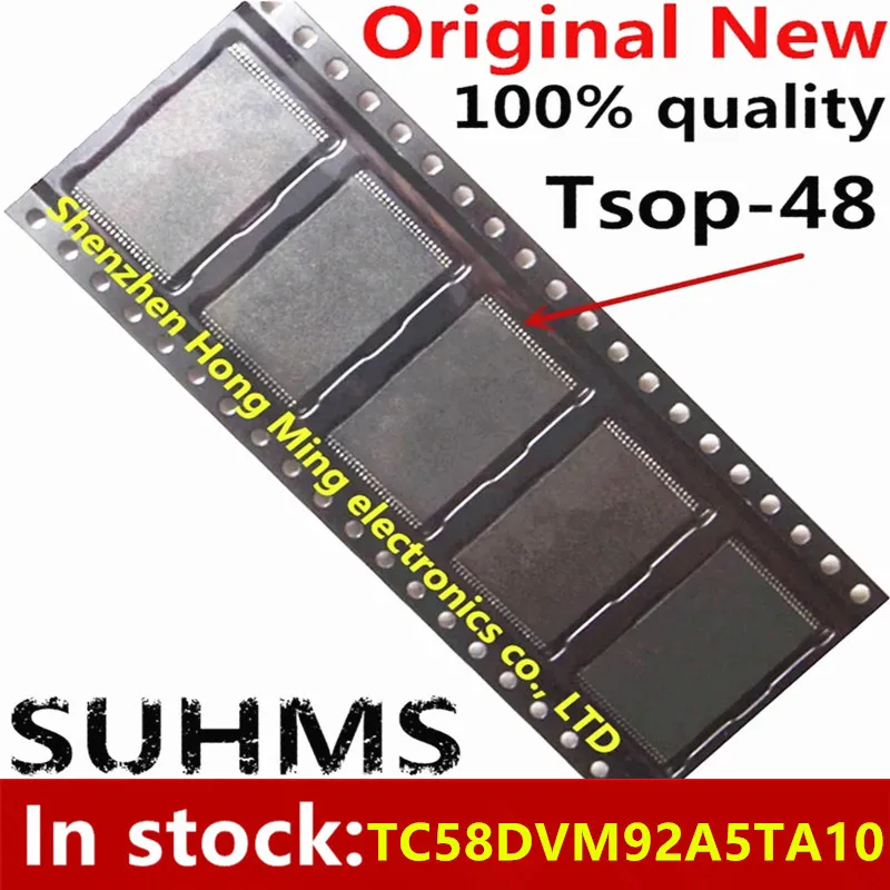 

(2-5piece)100% New TC58DVM92A5TA10 TC58DVM92A5TAI0 tsop-48 Chipset