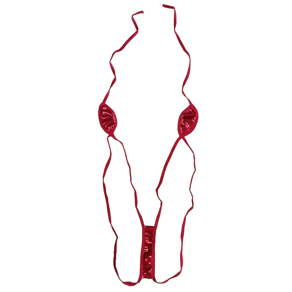 Женское сексуальное нижнее белье из ПУ лакированной кожи