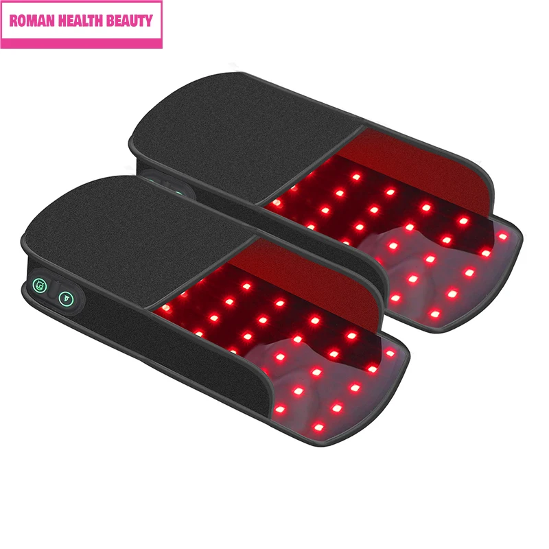 

Red Light Therapy Devices Near Infrared LED Pad 90pcs LEDs 880 NM Foot Pain Relief Slipper for Feet Toes Instep (One Pair Set)