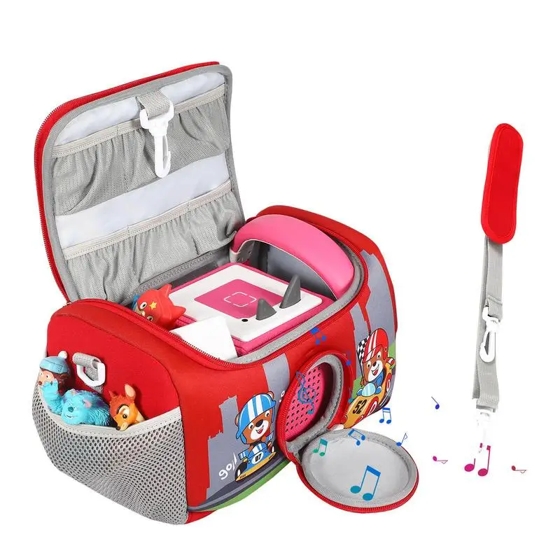 

Audio Player Carrying Box Portable Carrying Bag For Toniebox Organizer For Charging Station Headphones More Accessories