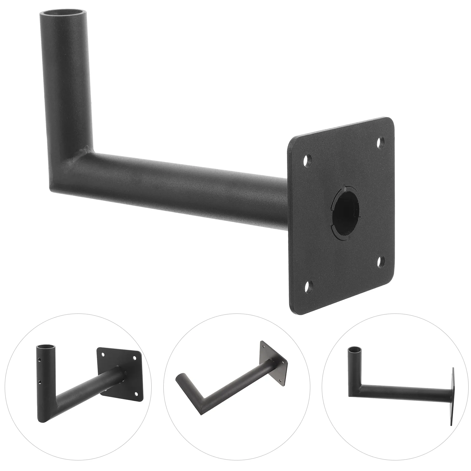 

Weather Vane Bracket Mounts Antenna Pole Outdoor Mounting Wind Wrought Iron Roof Station