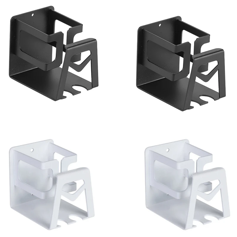 

2Pcs Toothbrush Holder Cup Holder Bathroom Shelf Toothpaste Organizer Rack Wall Mounted Razor Stand