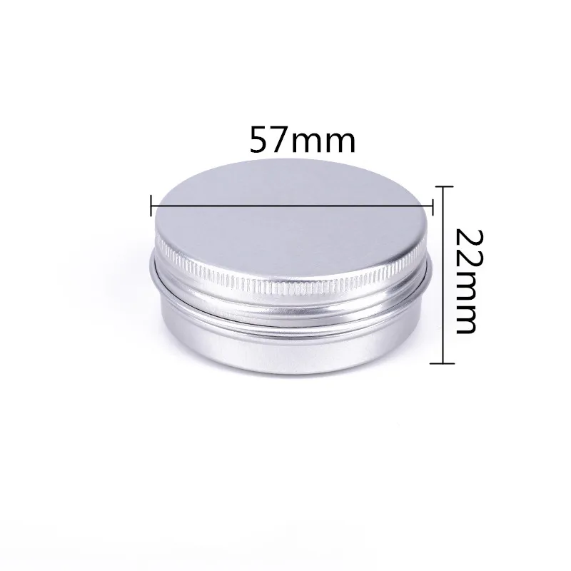 40 г алюминиевый мини-круглый металлический контейнер из олова для бутылок банка