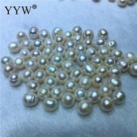 cultured round freshwater pearl beads jewelry making beads bulk beads bulk bead2014 diy no hole white 8 9mm sold by bag 2022