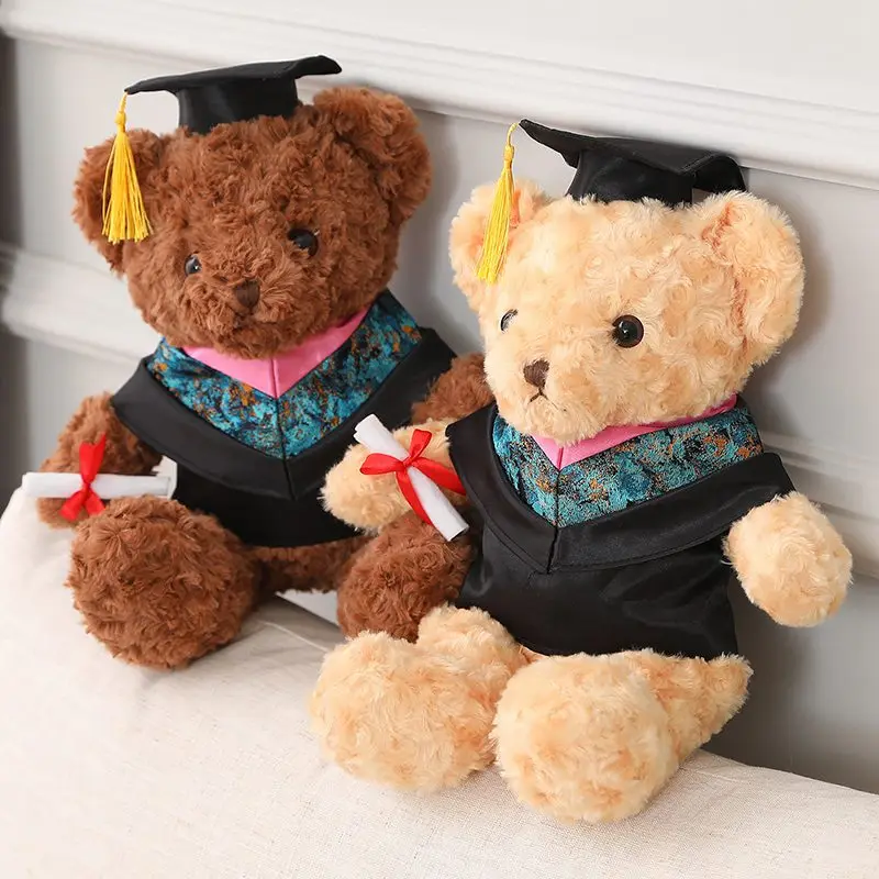 

Милая плюшевая игрушка Dr Bear, мягкая милая плюшевая игрушка, кукла-животное, подарок на выпускной, для детей и девочек, 40 см