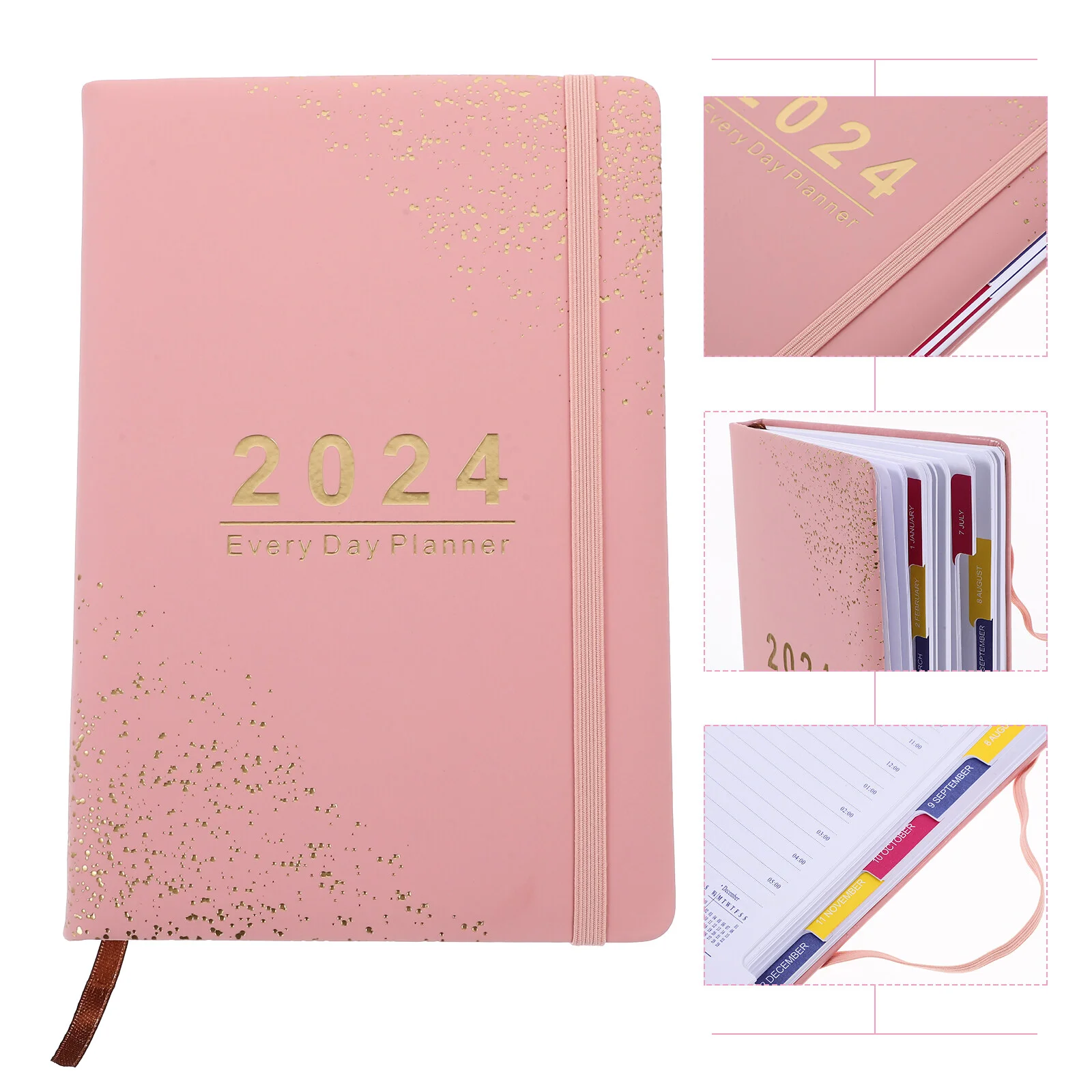 

Dividing Line Schedule Planner Portable Notebook Planning Notepad Notebooks Daily Multifunction Paper