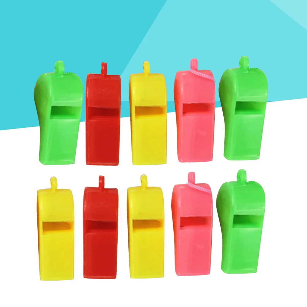 

10pcs Colorful Cheerleading Outdoor with Lanyard for Students Kids Children