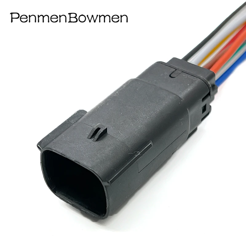 

1 комплект, 8-контактные электрические разъемы для автомобильных фар двигателя, женский и мужской разъем жгута проводов для Ford Buick 33472-0801 33482-4801