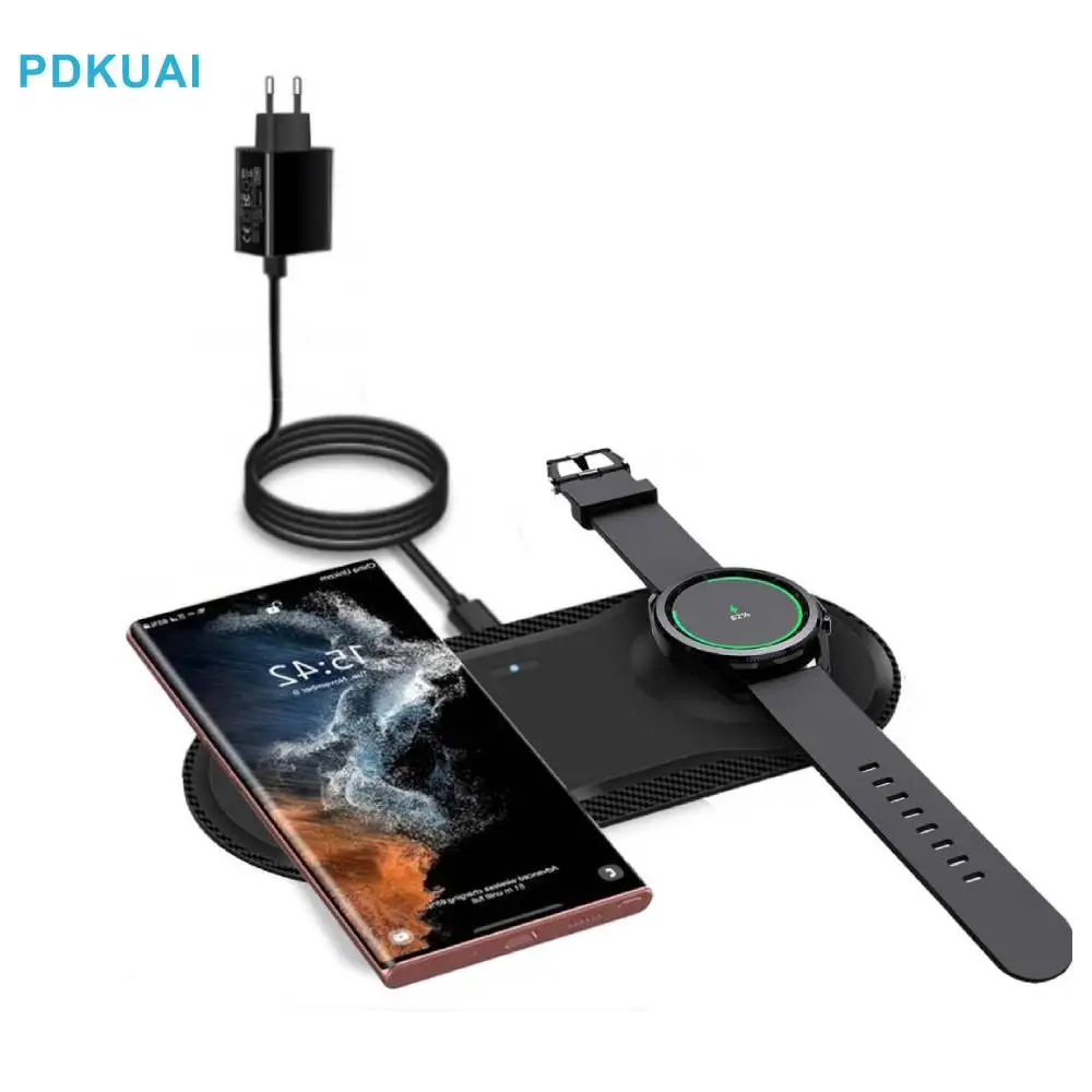 

20W Wireless Chargers Stand Fast Charging Station for iPhone 14 13 iWatch 8 7 Samsung Z Fold4 Z Flip4 S22 S21 Galaxy Watch 5 4 3