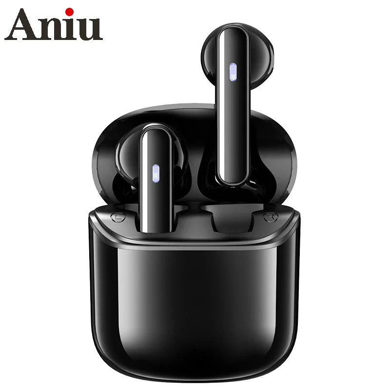 

TWS-T9 Беспроводные Bluetooth 5,0 наушники; Стереонаушники с сенсорным управлением; Шумоподавление; Спортивные водонепроницаемые наушники с микроф...