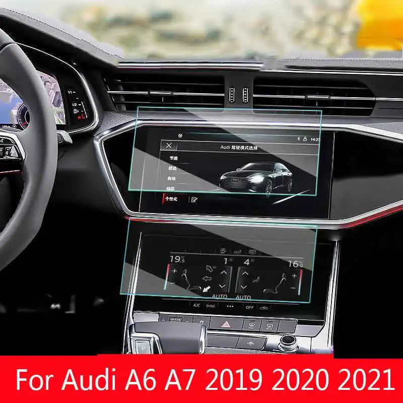 

Для Audi A6 A7 2019 2020 2021 Автомобильный GPS навигатор Экран из закаленного стекла защитная пленка Автозапчасти для интерьера пленка против царапин