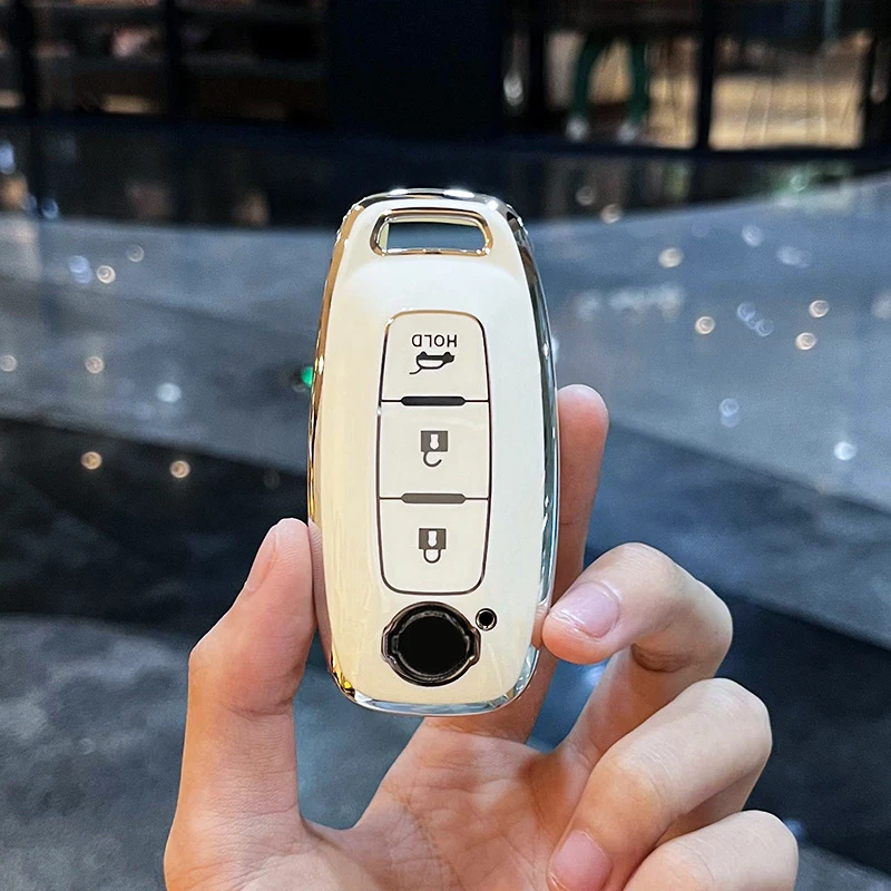 

Чехол для ключа из ТПУ для Nissan Rouge Kicks Pathfinder j12 Ariya Altima Rogue Qashqai Bluebird Sylphy 2023, аксессуары