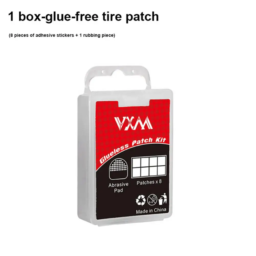 

Puncture Repair Patch Transparent Glue-free Tire Repair Patch Tire 8-piece Quick Bicycle Repair Repaire & Maintenance