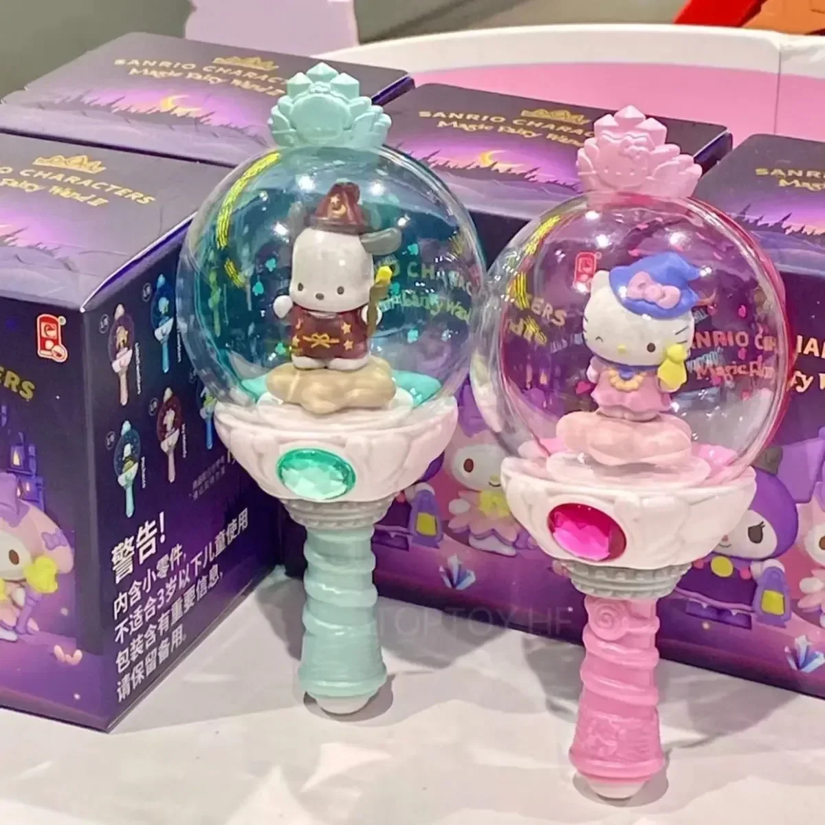 8 шт. новая глухая коробка Sanrio Hello Kitty Kuromi Kawaii Fairy Stick серии второго поколения