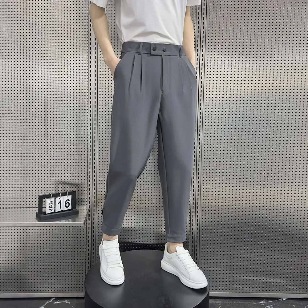 Брюки мужские драпированные