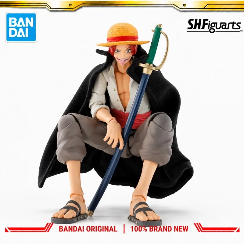Фото В наличии: Оригинальная фигурка Bandai S.H.Figuarts One Piece Monkey D. Luffy, новая, в коробке, коллекционная модель персонажа аниме, игрушка. №3