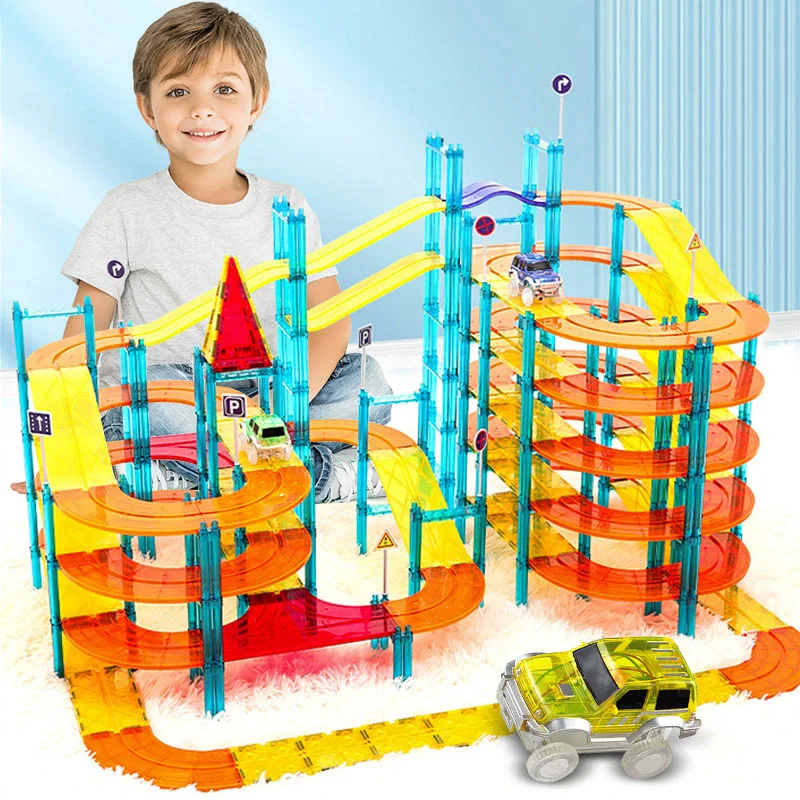 Большие детские строительные блоки волшебная Магнитная строительная доска