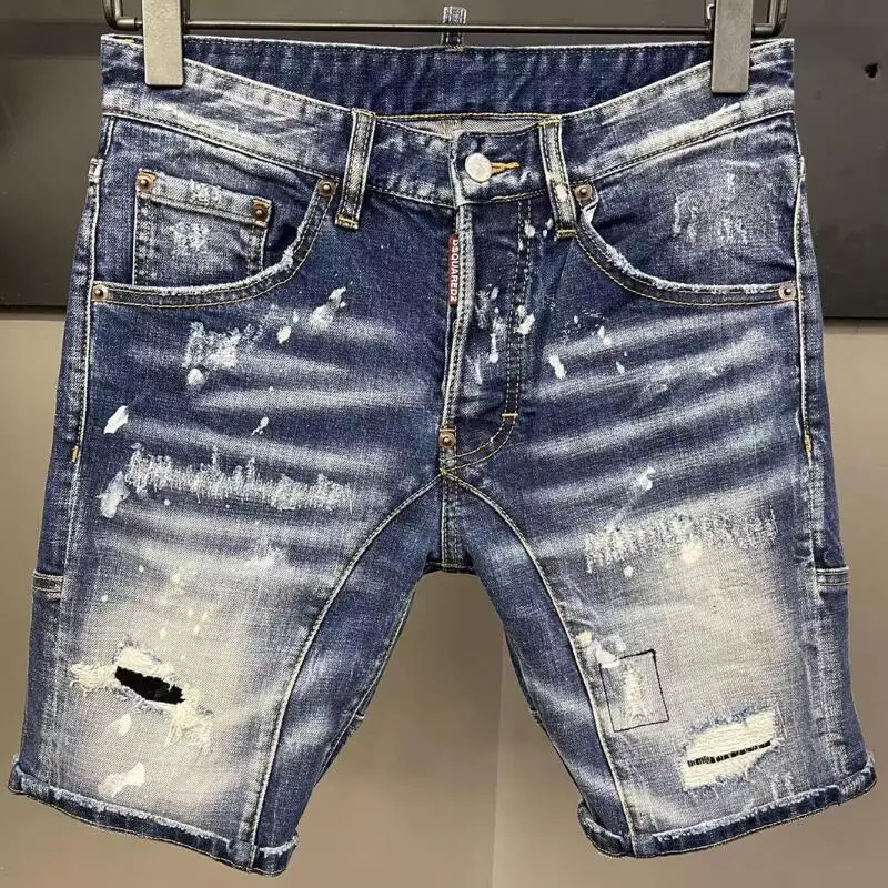 

DSQUARED2 Summer Fashion Casual Men's Short Jeans Slim Denim Shorts DT068