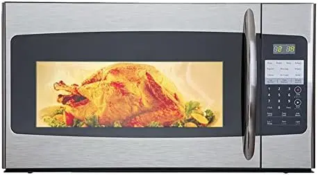 

The Range Microwave 30 Inch with Vent, 1.6 Cu. Ft. Rangetop Microwave with Sensor Cook in Smudge-Proof Stainless Steel