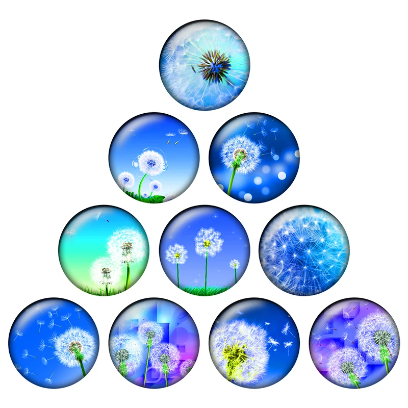 Одуванчик круглый стеклянный, 10 мм, 12 мм, 14 мм, 16 мм, 18 мм, 20 мм, 25 мм