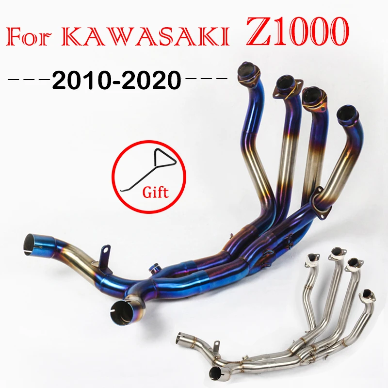

Z1000 2010-2020 07 Modified Motorcycle akrapovic Exhaust Headers 51mm Muffler Front Middle Link Pipe Escape For KAWASAKI Z 1000