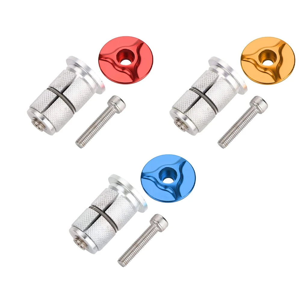 

Bike Headset Expander Stem Top Cap Compression Plug Nut Front Fork Pressure Plugs Core Cycling Parts Bolts Accessories