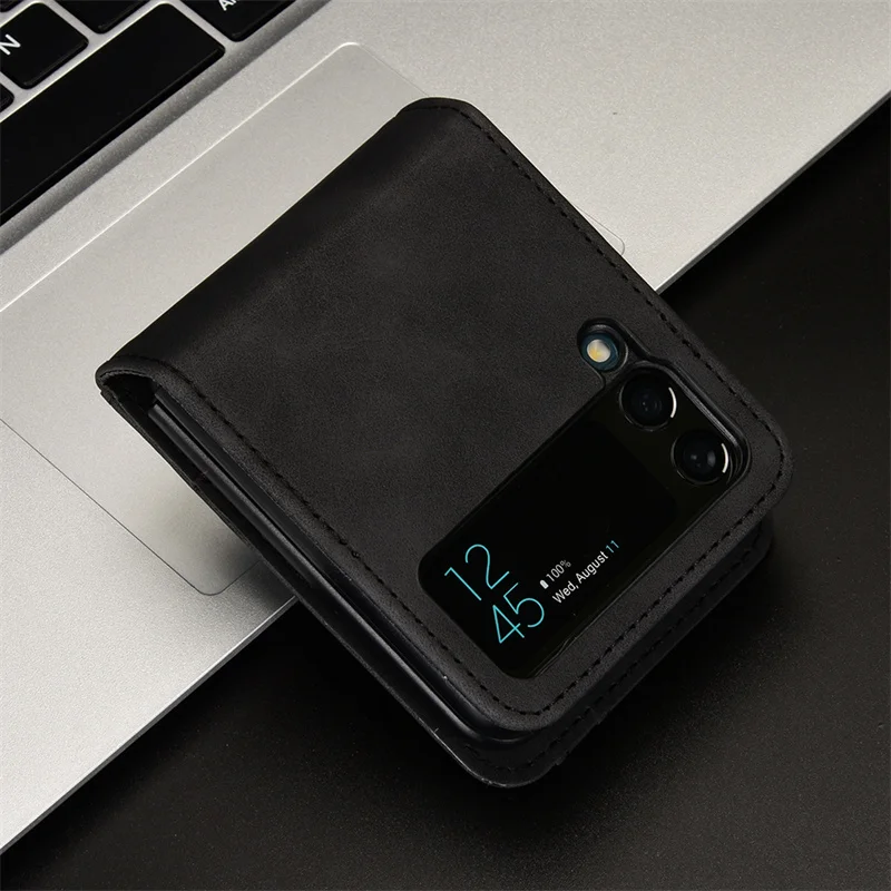 

For Samsung Galaxy Z FLIP3 5G skin feel semi-split Multiple card slots Phone Case Ultra Thin Phone Case Hard Computer Case