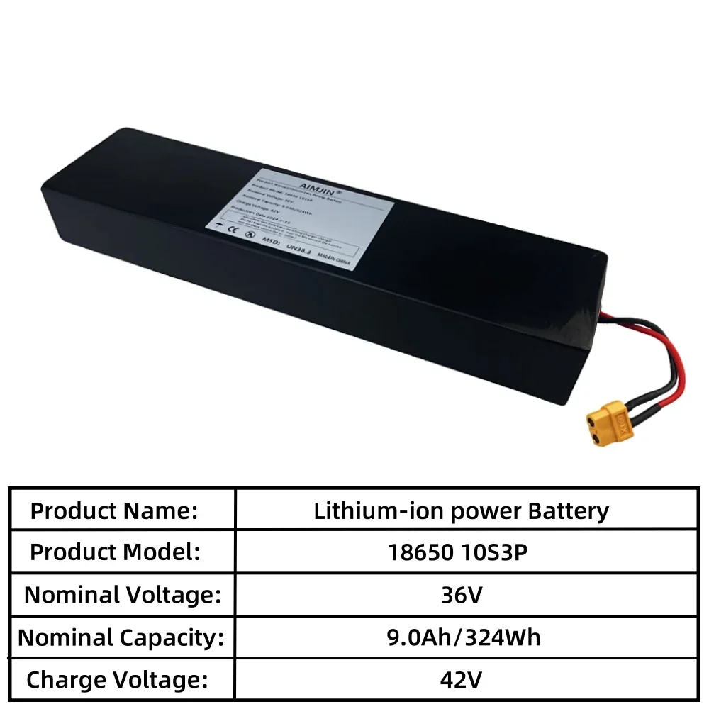 Литий-ионный аккумулятор 500 Вт встроенный BMS для электрических скутеров KUGOO S1 S2 S3