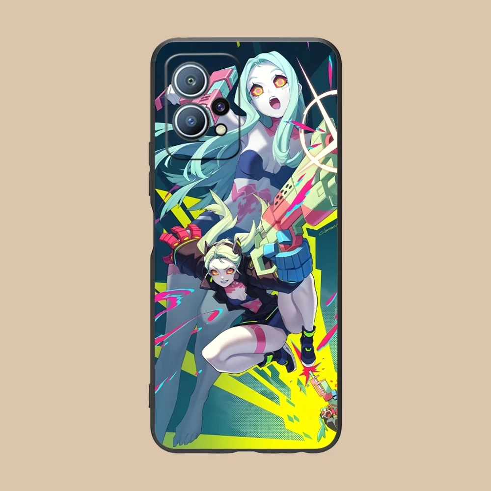 Чехол для мобильного телефона Punk R-Rebecca Smart Huawei P60 P50 P40 P30 P20 P10 P9 P8 Pro Lite Plus черный