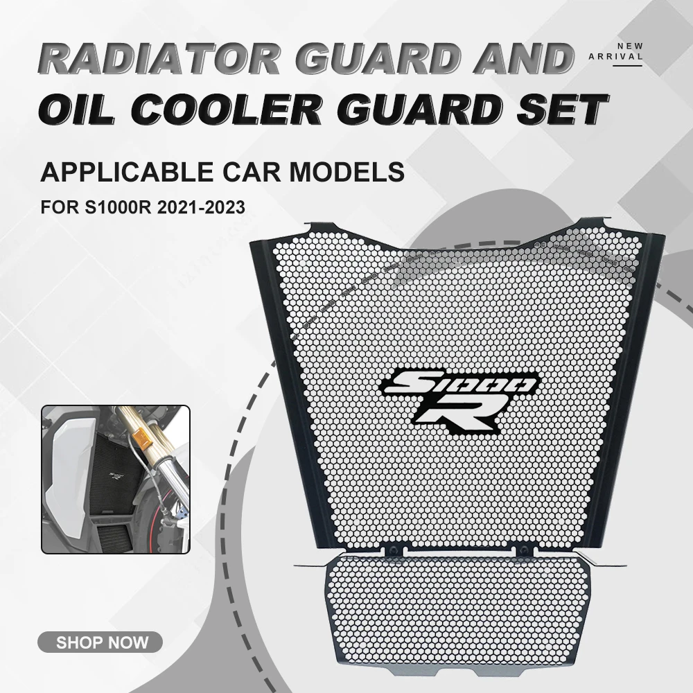 

Защита радиатора и комплект защиты масляного радиатора для BMW S1000R 2021 2022 2023 S 1000R аксессуары для мотоциклов Защита Крышки Радиатора